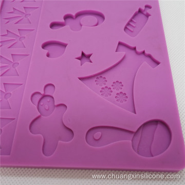 Silicone Bakeware Tool Cake Decoration Mould Kid Set